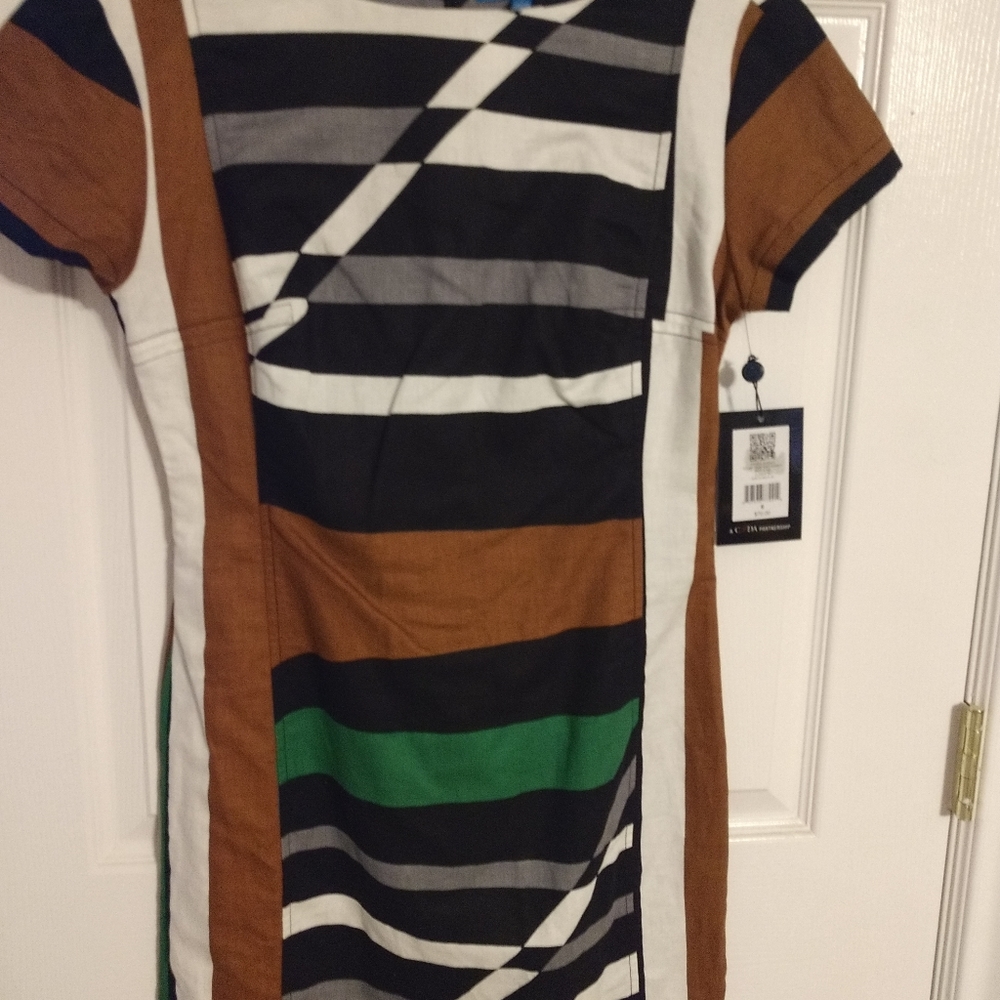 Derek Lam geometric print dress